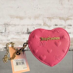 Juicy Couture Pink Heart Clutch